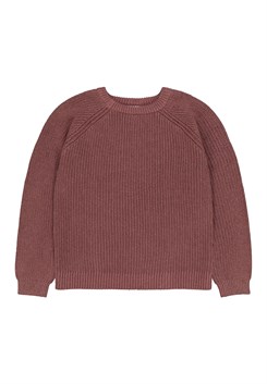 Der neue Heather Glitter Pullover – Rose Brown